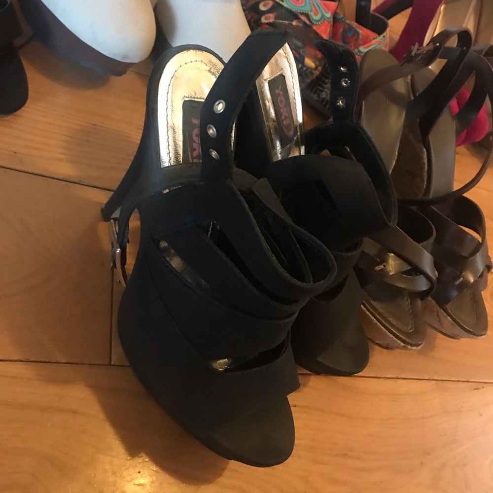 Black heels